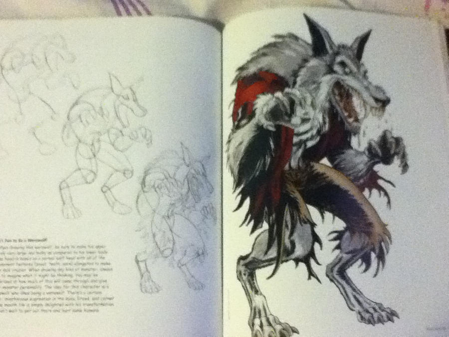 Another pic of how I draw a werewolf by WerewolfProtecter on DeviantArt