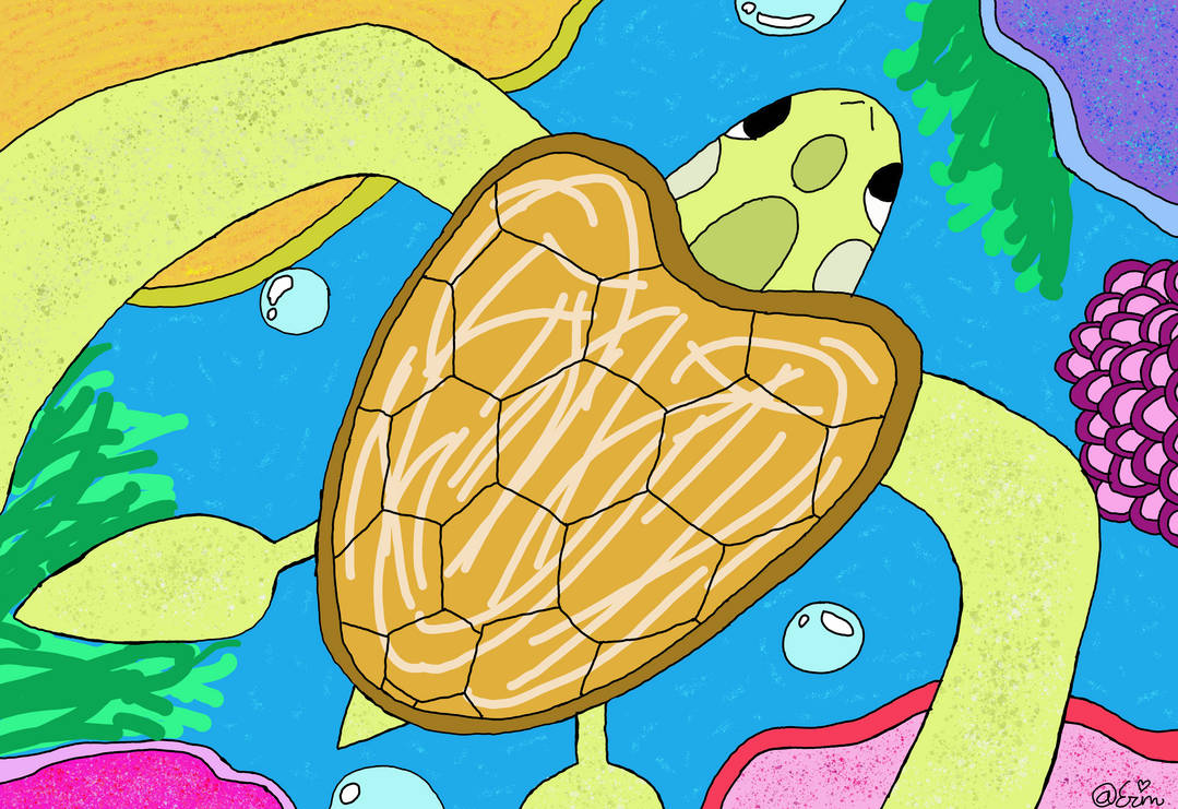 Turtle Sea by LLBlueCat on DeviantArt