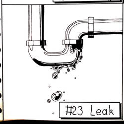 Inktober 2021 - 23 - Leak