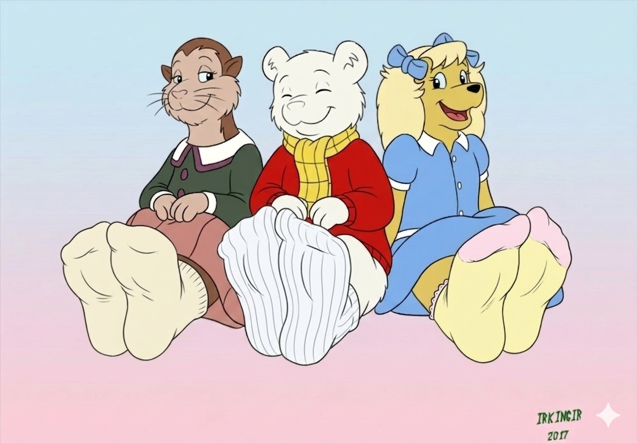 Ottoline Rupurt Ottoline Otter And Rupert And Frances, Socks Ver by BBCCSFAn on DeviantArt