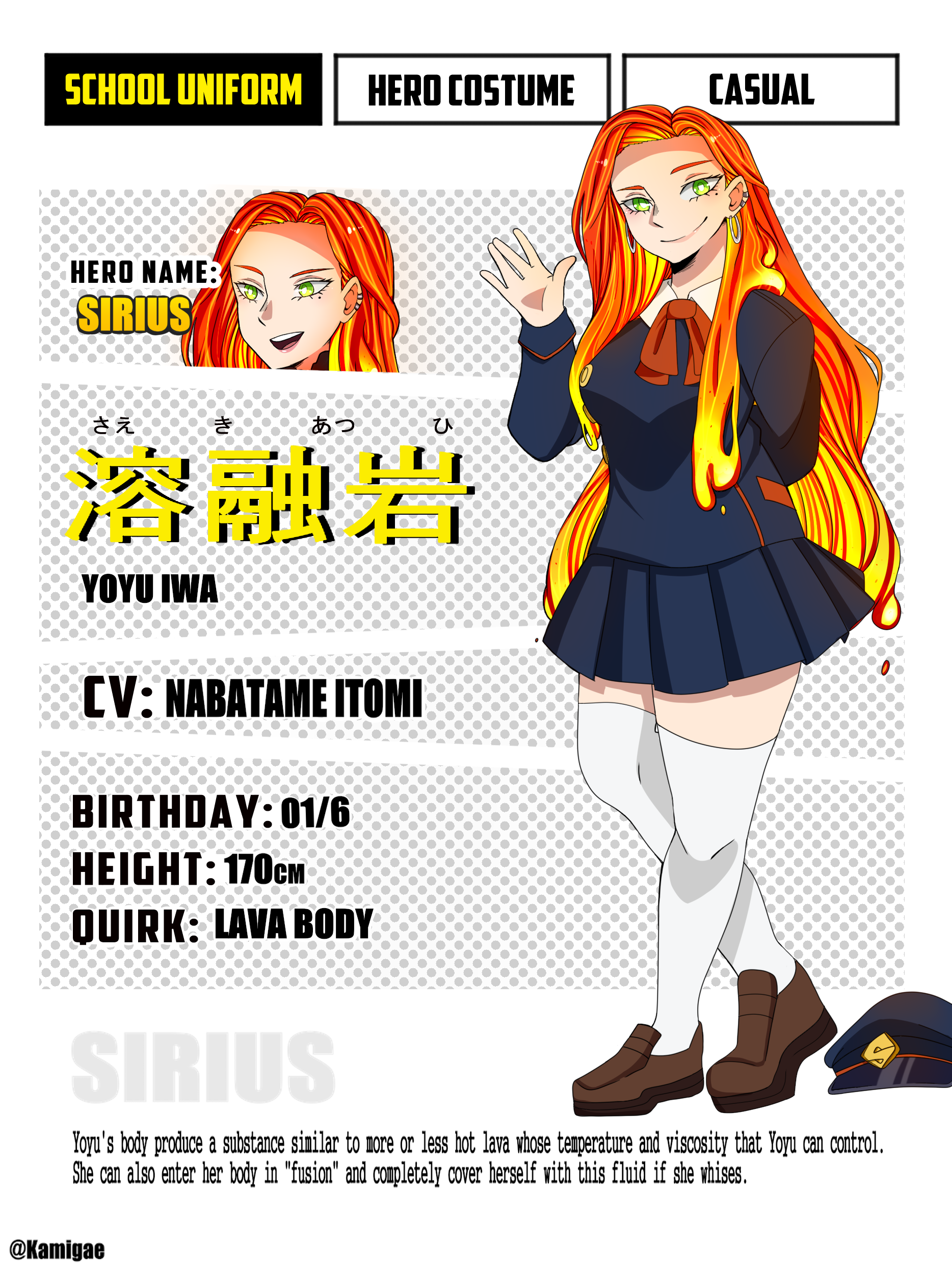 Bnha Oc Yoyu Iwa Redraw By Kamigae On Deviantart