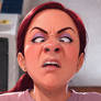 Anne Got an itch in her nose.