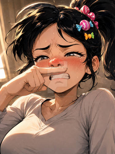 Vanellope va a estornudar