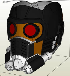 Helmet StarLord Pepakura