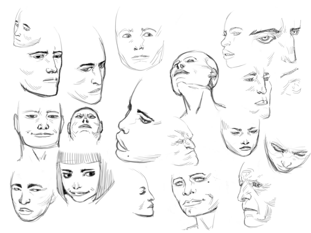 Deviantart Model Faces Faces by Shargon8 on DeviantArt