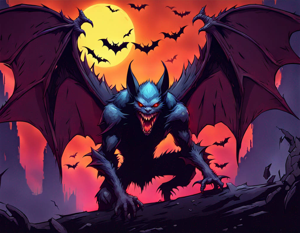Demonic Bat Monster by batboss39 on DeviantArt