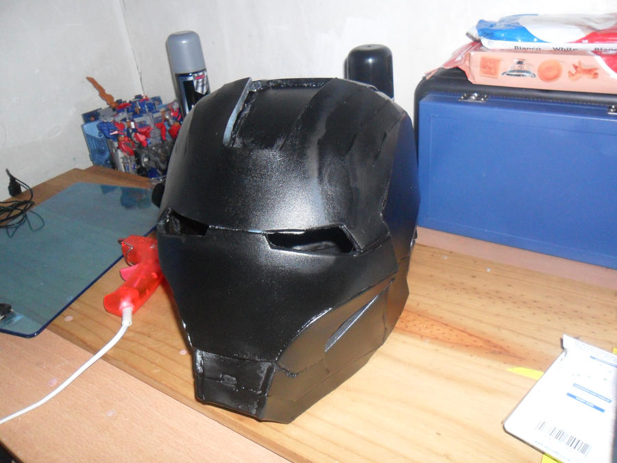 custom made iron man helmet