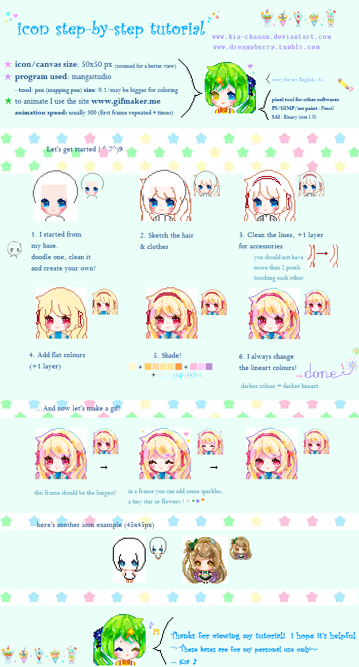 Pixel Icon Tutorial by Kia-chaaan on DeviantArt