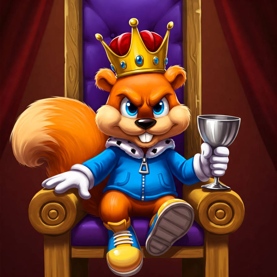 Conker the King by LunarMoonAI on DeviantArt