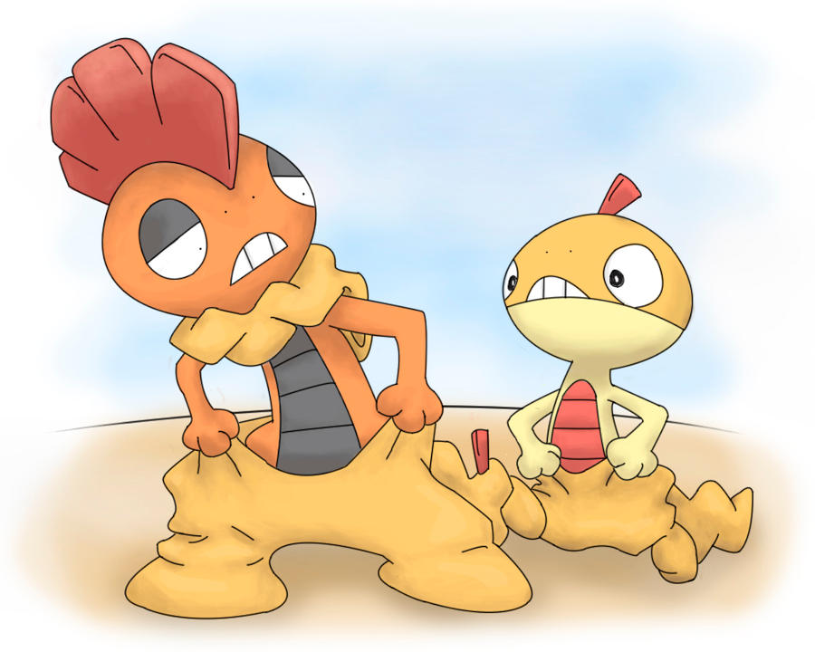 Scraggy and Scrafty by BoshyPastrana on DeviantArt.