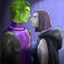 Raven and BeastBoy -reuploaded-