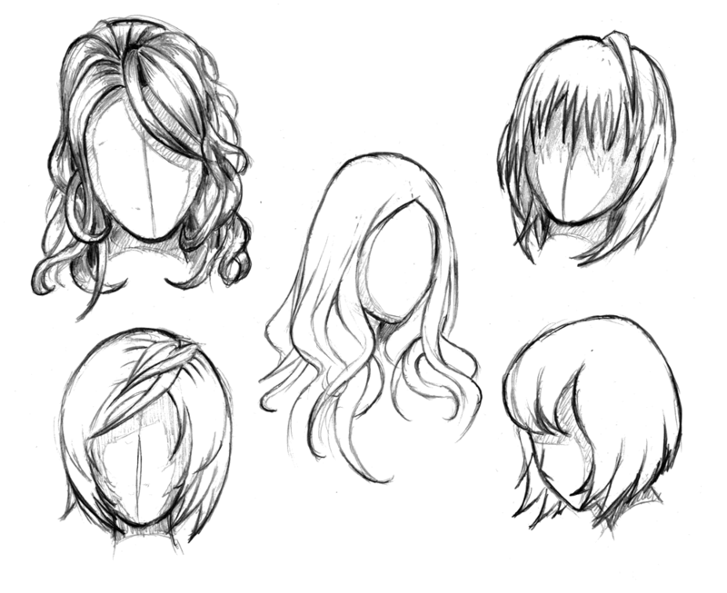 Drawing people (part 1) - Imgur  How to draw hair, Drawing people, Manga  hair