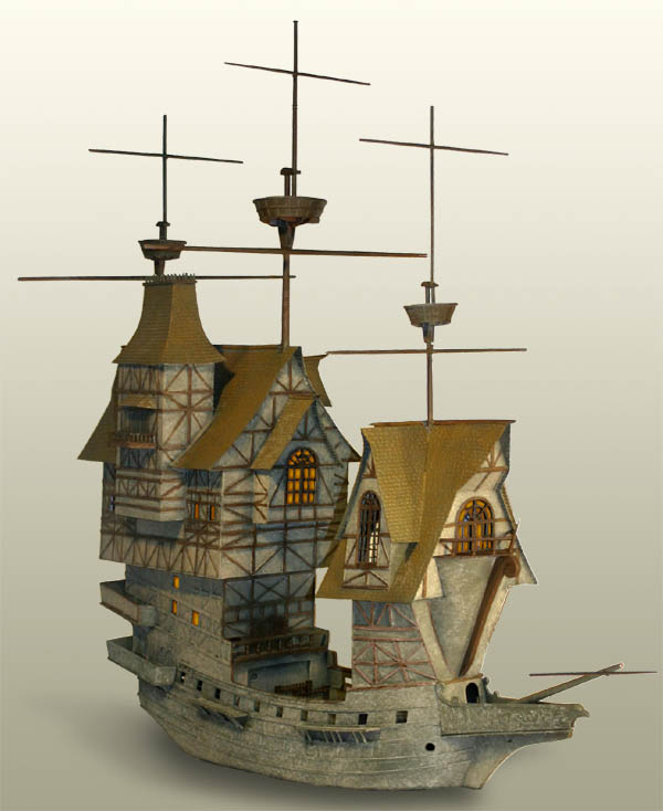 Unfinished Model Ship