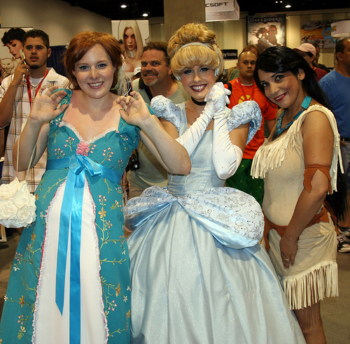 ComicCon 09 Princesses and me