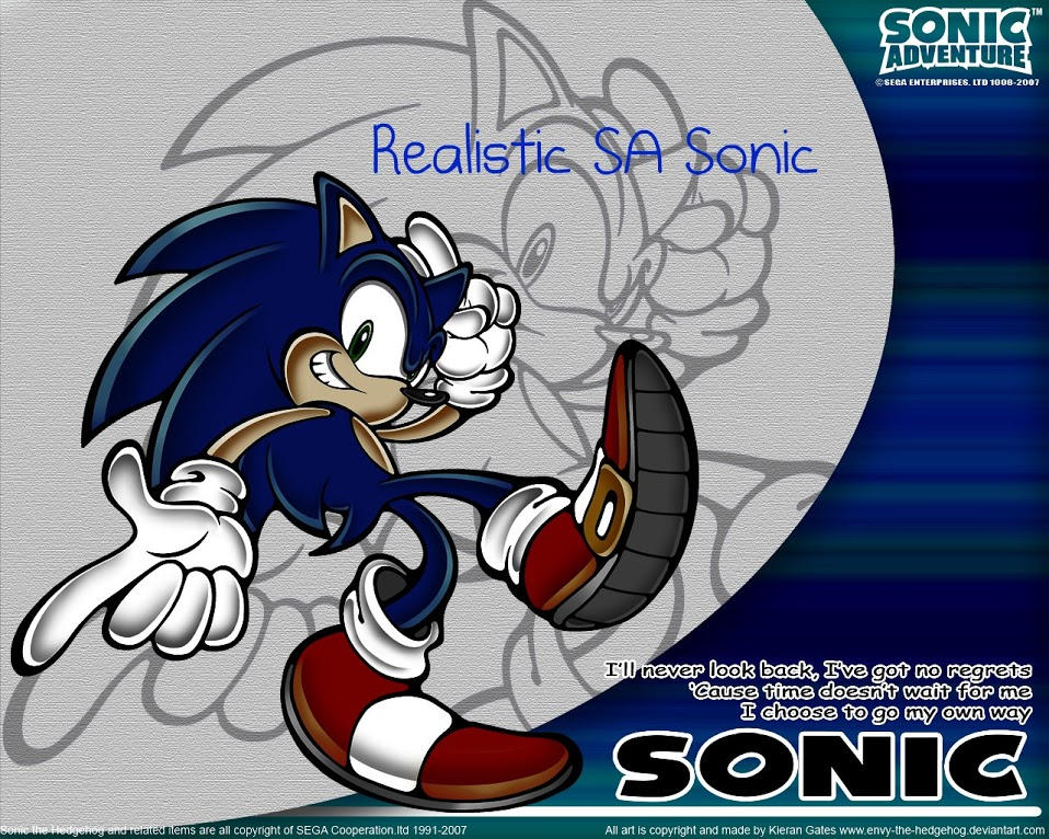 Sa Sonic Rig Realistic SA Sonic by clankgirl on DeviantArt