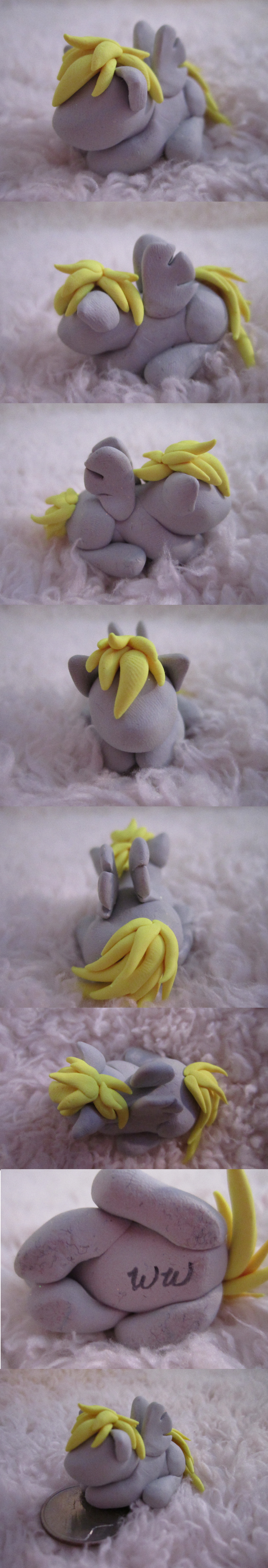 SOLD - Handmade Clay Derpy Filly