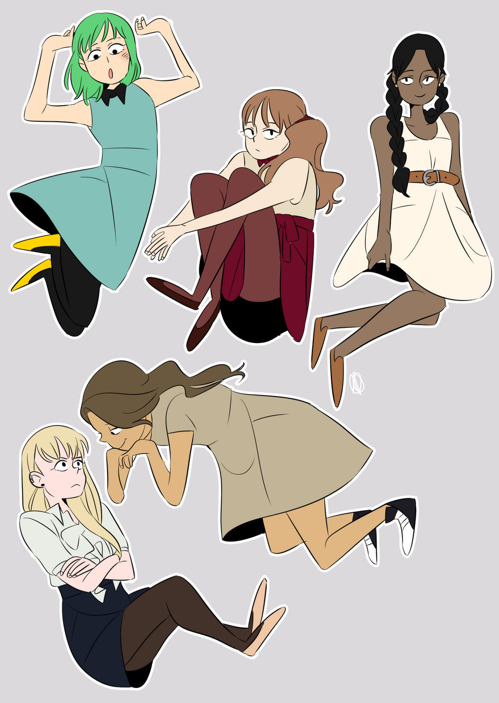 Ess Girl. Deviantart Girls in dresses by eszart on DeviantArt