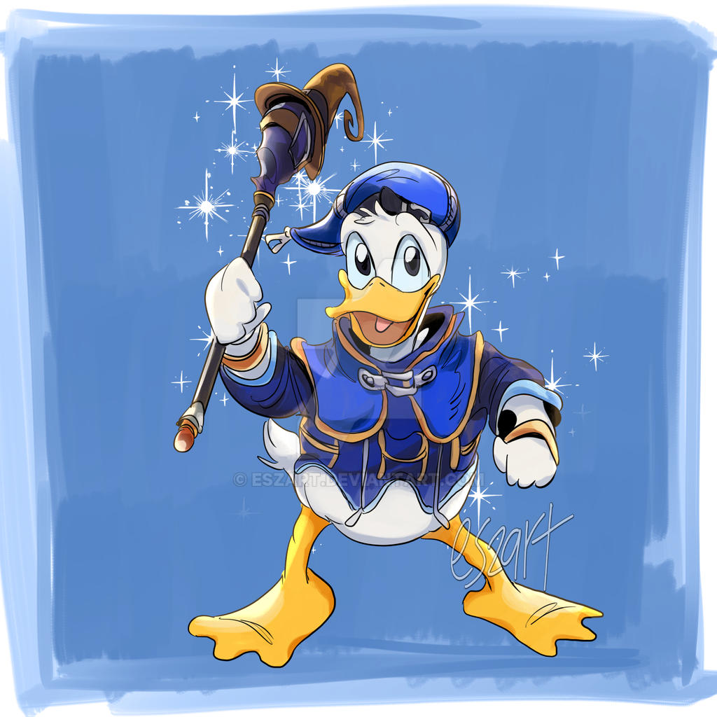 kingdom hearts - donald duck by eszart on DeviantArt