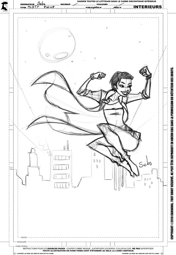 Misty jumping sketch