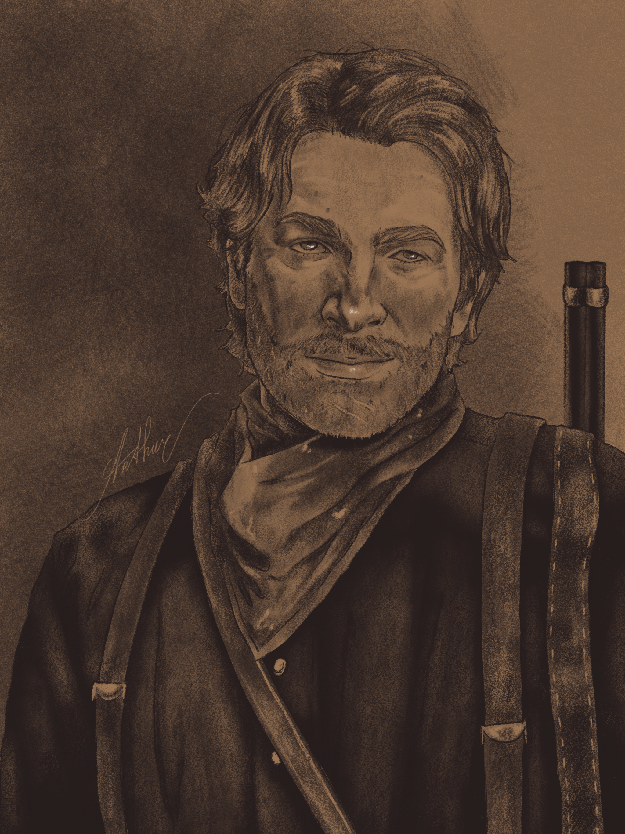 Arthur Morgan by Illustrationalofficial