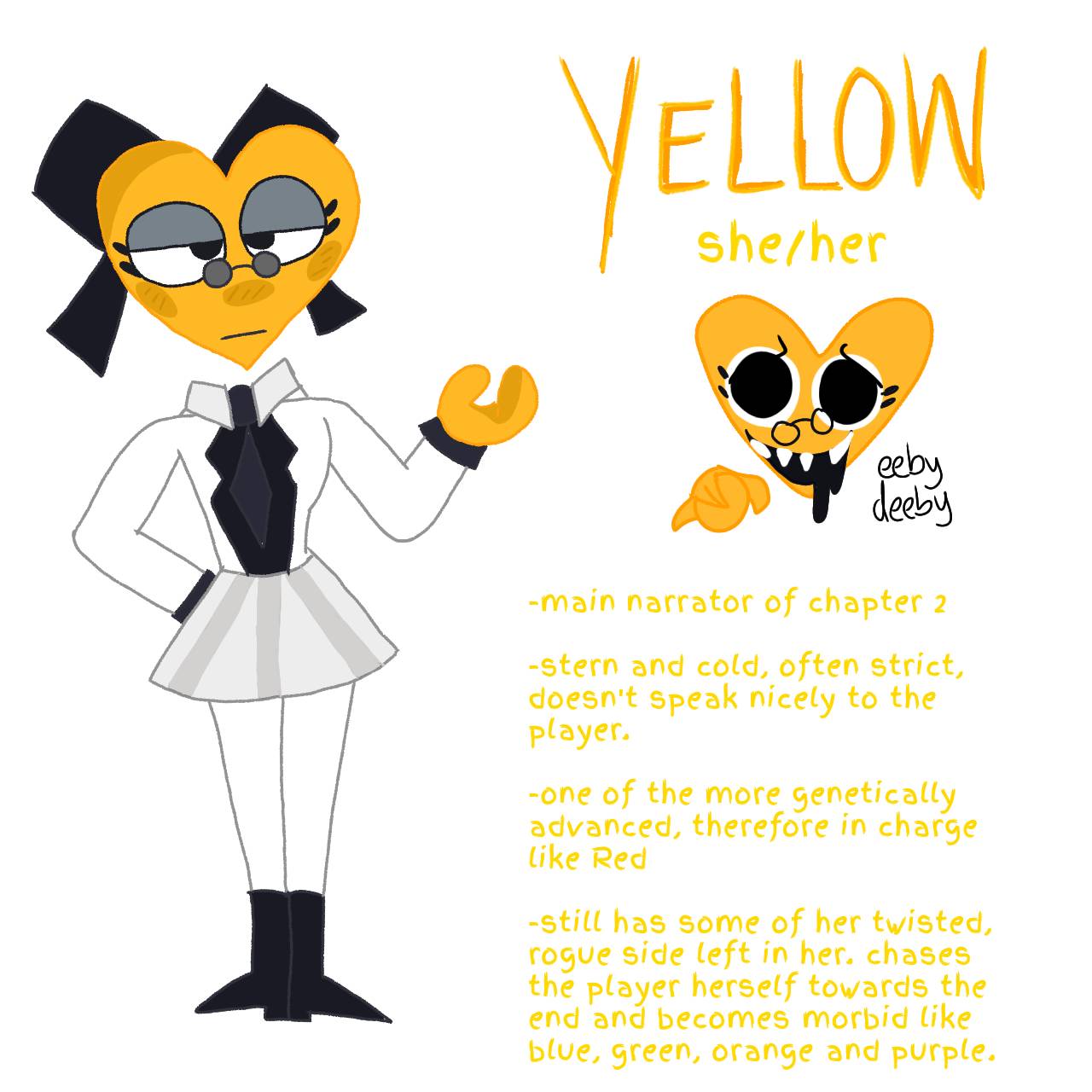 Yet another art account — Rainbow Friends Yellow Their design is from a