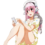 Super Sonico - Pajama - Render