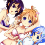 GochiUsa - Cocoa, Rize, Chino - Render