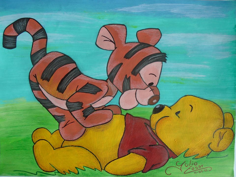 Winnie the pooh y tiger