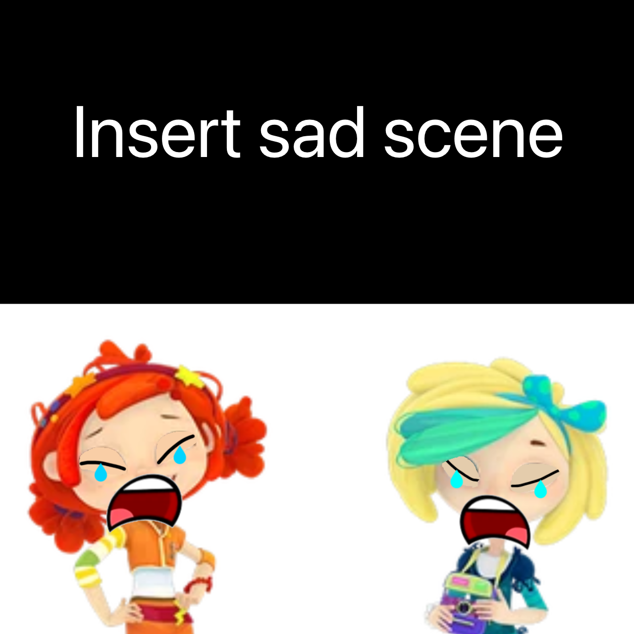 Helly R Crying Helena and snowy crying at who? by amazingellz on DeviantArt