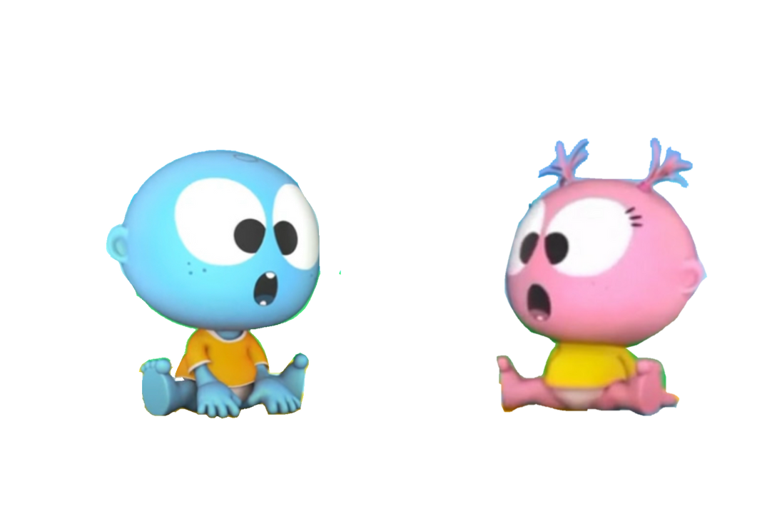 Googooob GooGoo and GaaGaa Startled 2 by amazingellz on DeviantArt