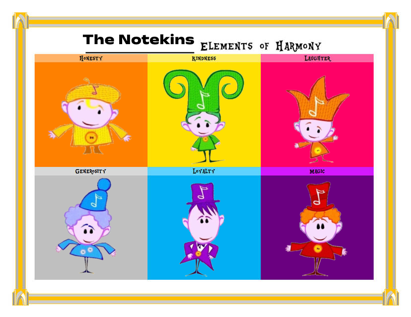 Notekins Deviantart Notekins elements of harmony by amazingellz on DeviantArt