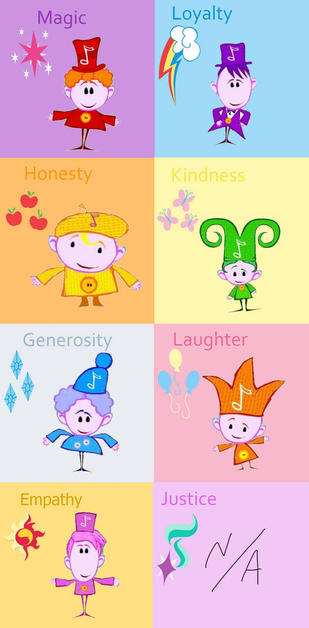 Notekins Deviantart Notekins Elements Of Harmony (With Fa) by amazingellz on DeviantArt