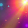 Rainbow Glittery Glowing Background