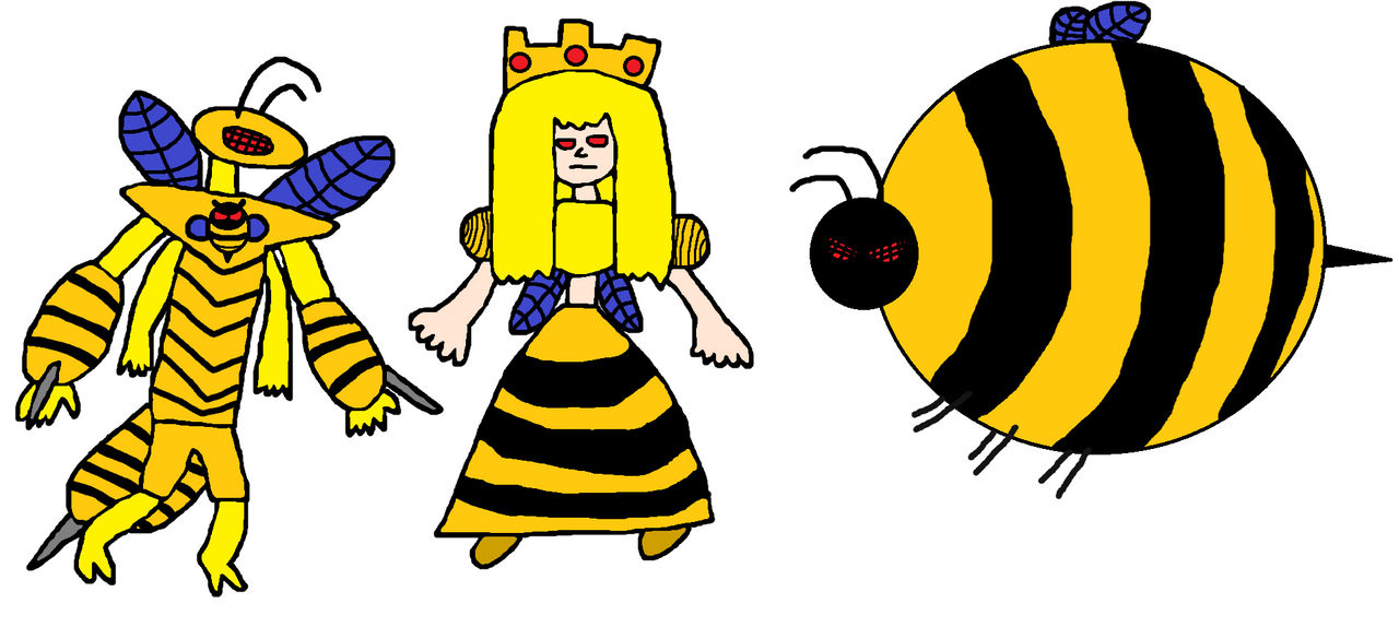 Bee Deviantart Style bees by pseudodibujosfeos on DeviantArt
