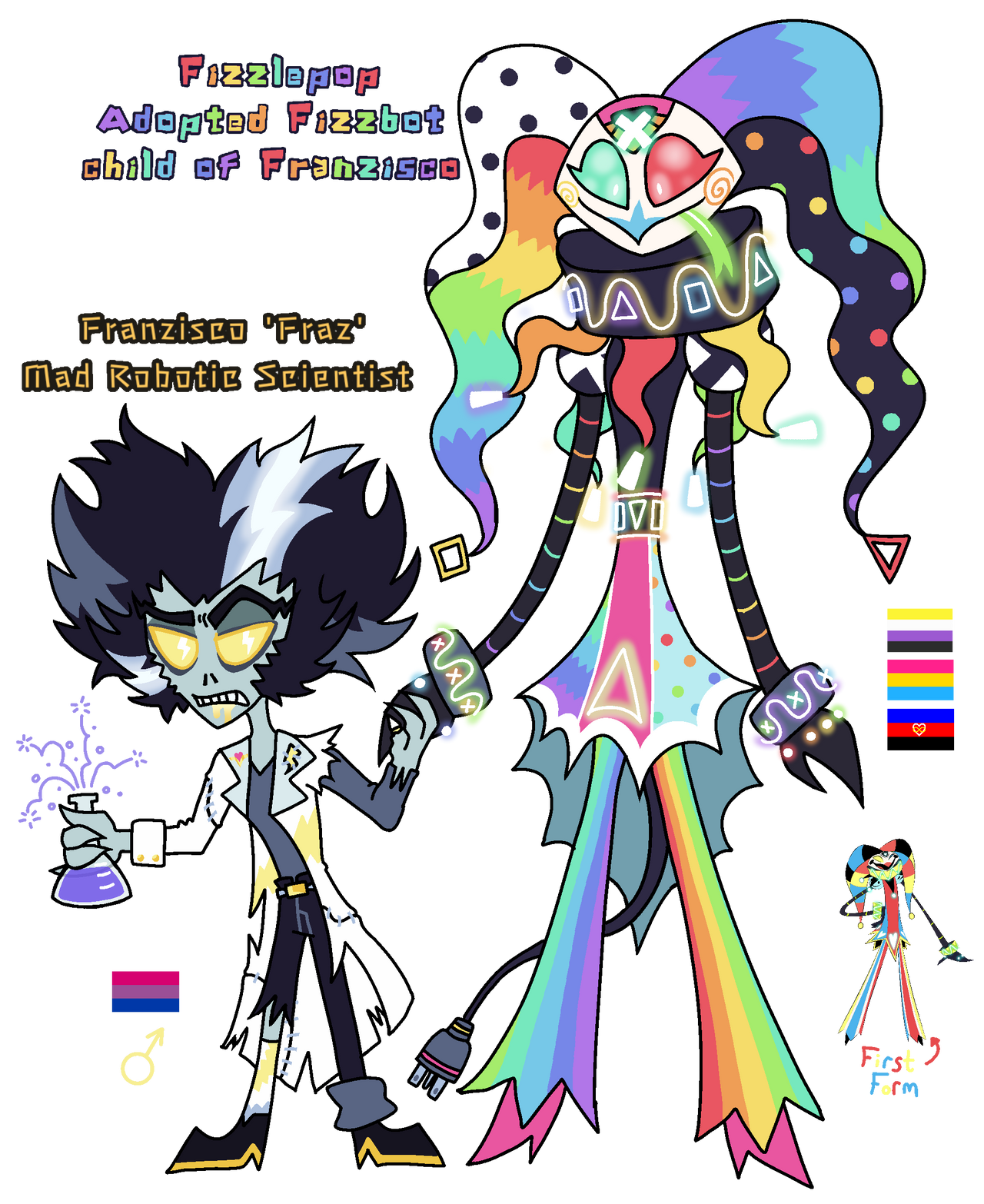 Fizzle Character HHHB: Fizzle and Fraz ref by SIR-PSYCH0-S3XY on DeviantArt