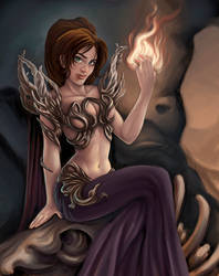 Earth Sorceress by shinigami-sama