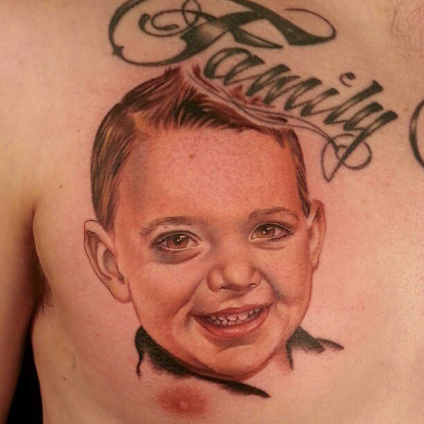 Baby Boy Color Portrait