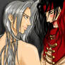 Vincent and Sephiroth