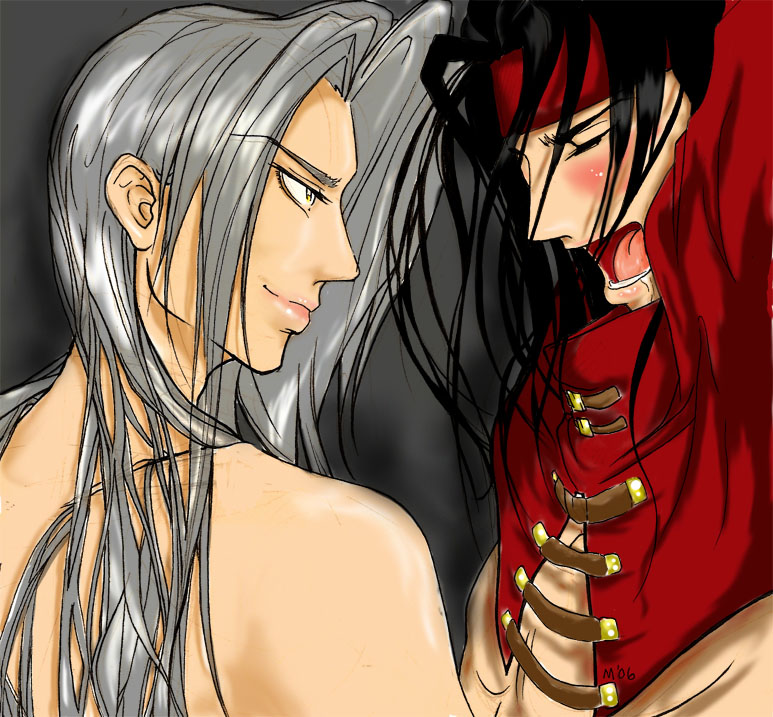 Vincent and Sephiroth by shinigamisama on DeviantArt