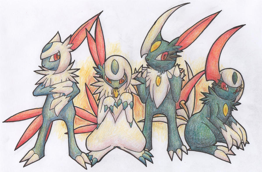 Hybrid Adoptables: Absol/Sneasel