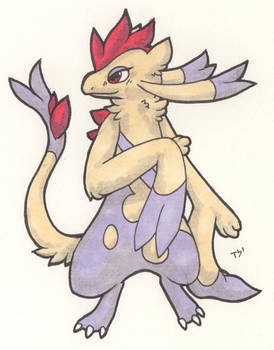 Croconaw/Mienshao Fusion