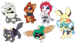 Chibi commissions 4 by Yakalentos
