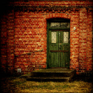 Green door