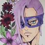 Melone from JJBA Golden Wind with flowers