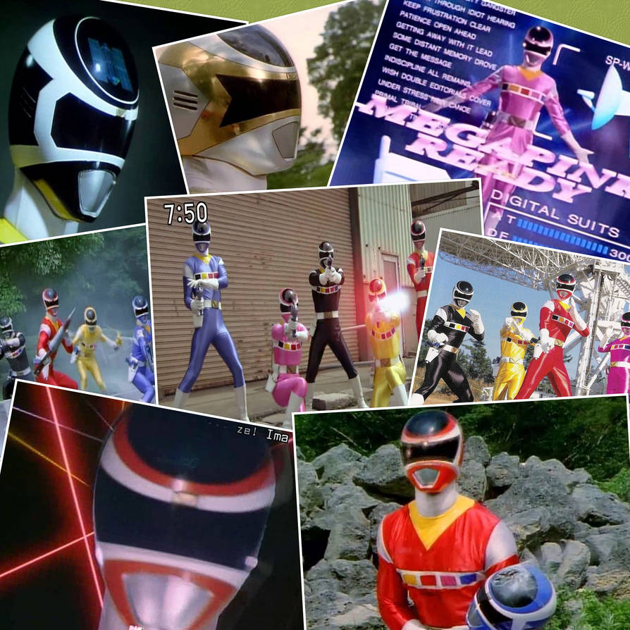 Megaranger collage by amay3190 on DeviantArt