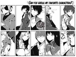 can you guess my fave charas?