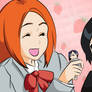 Rukia And Orihime: Playing With Dolls