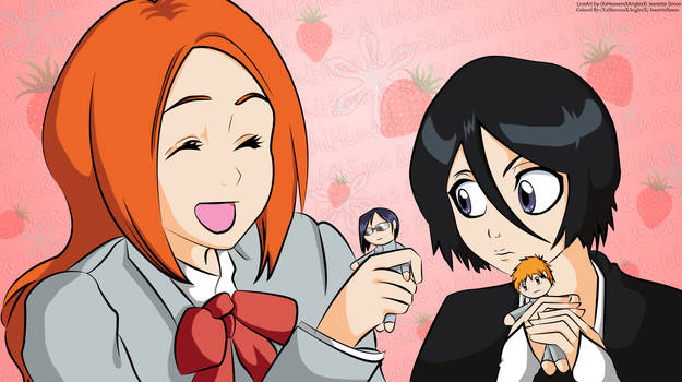 Rukia And Orihime: Playing With Dolls