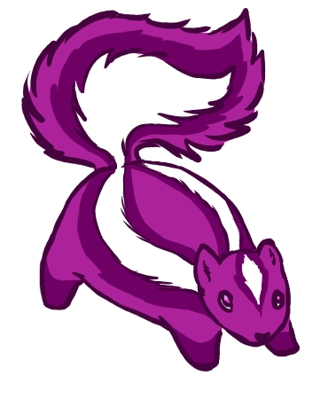 Purple Skunk by TaniTheLynx on DeviantArt Purple Skunk by TaniTheLynx on DeviantArt