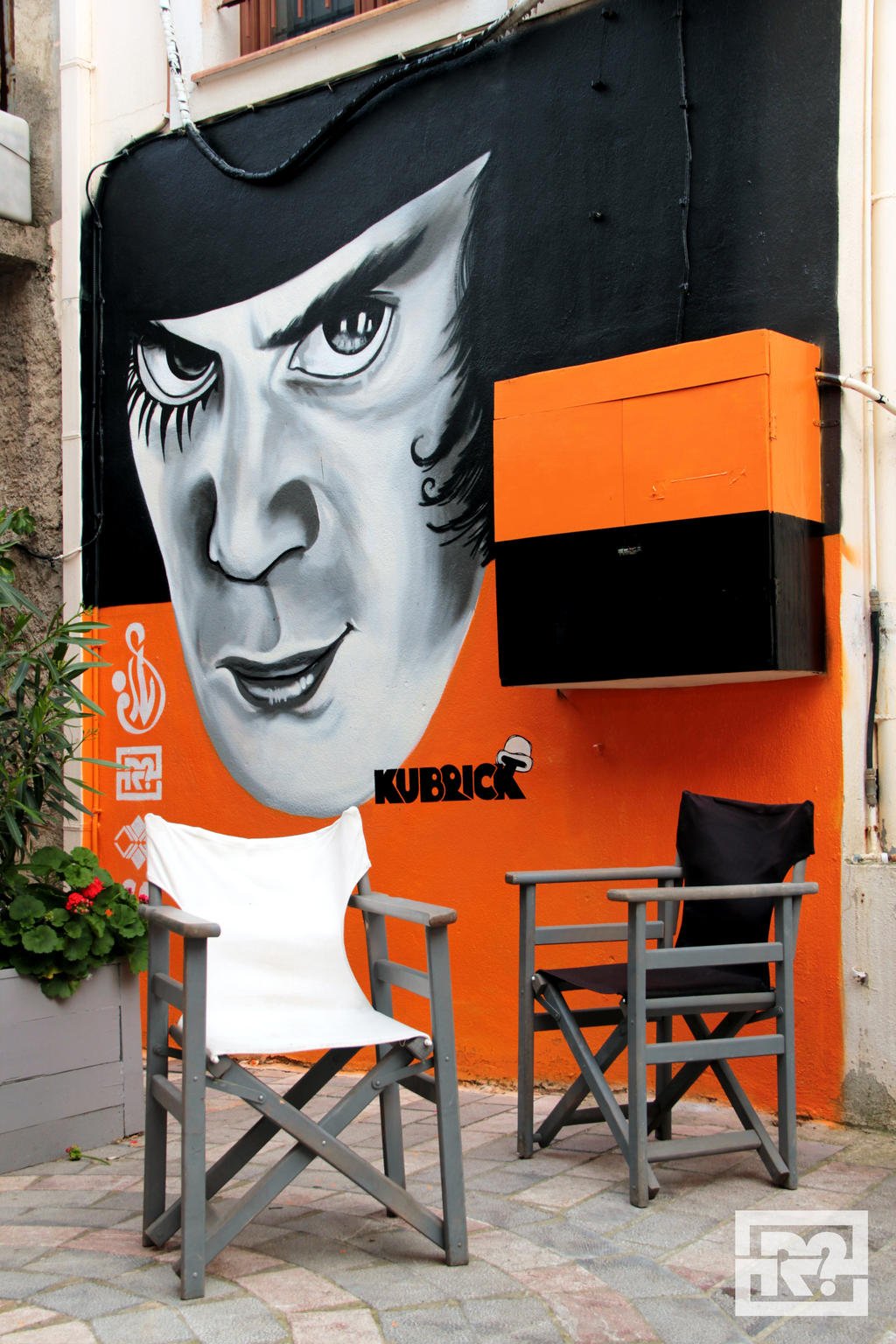 Graffiti Portrait - Kubrick cafe bar